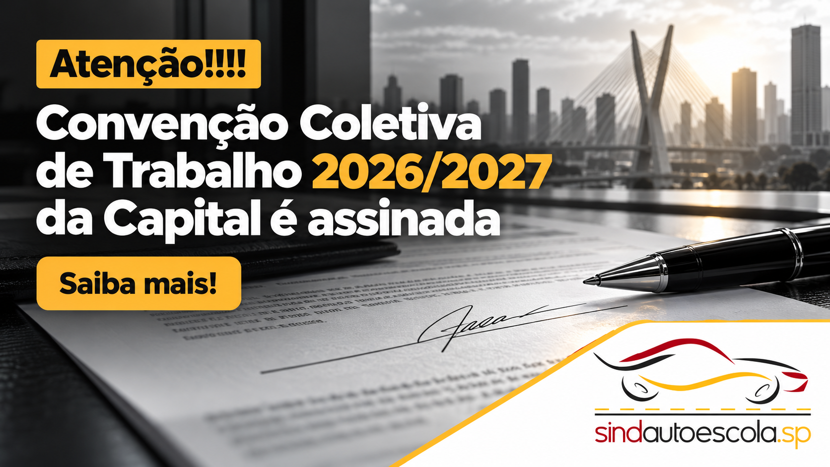 Convenção Coletiva de Trabalho 2026/2027 da Capital é assinada