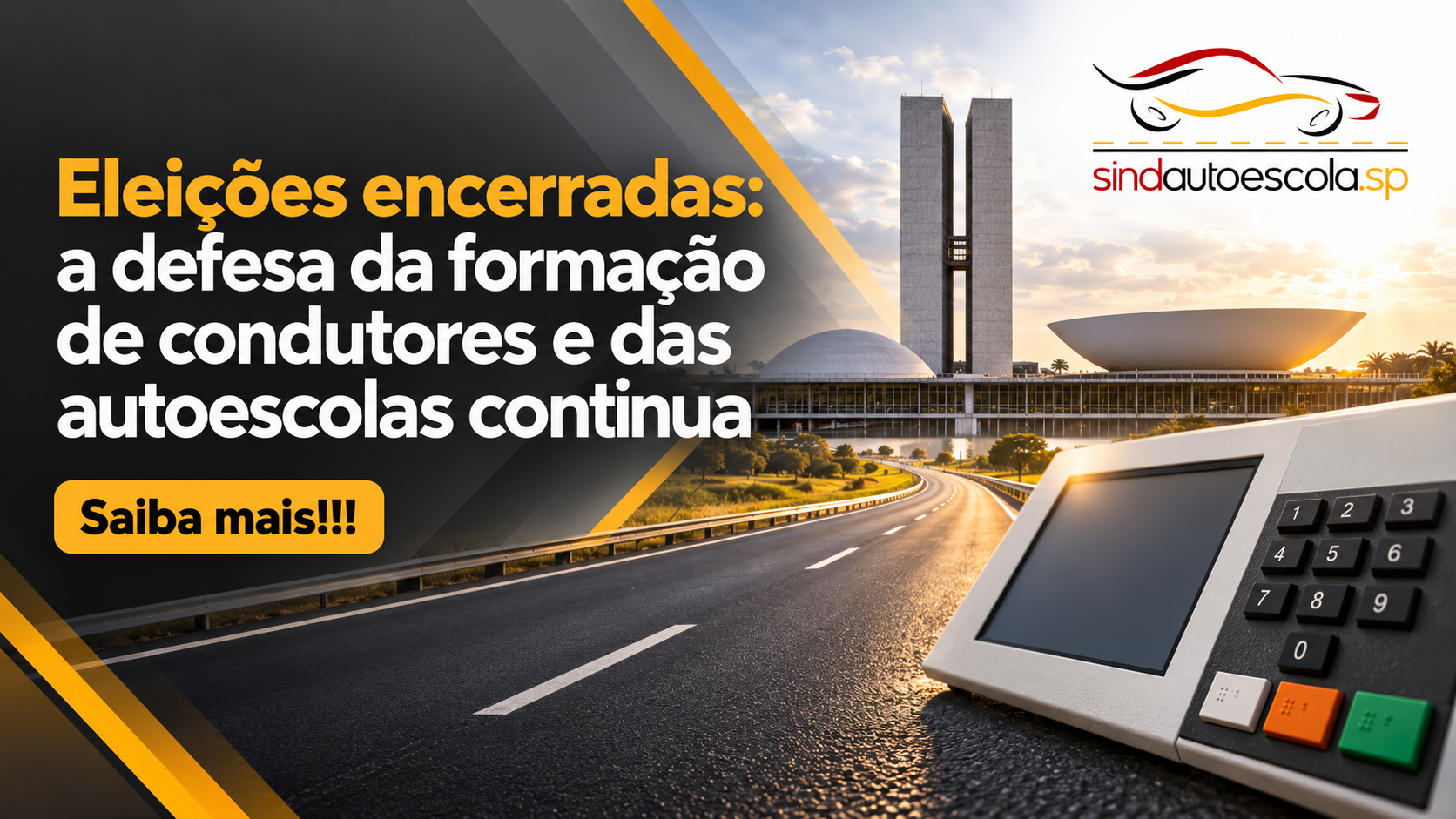 Eleições encerradas: a defesa da formação de condutores e das autoescolas continua
