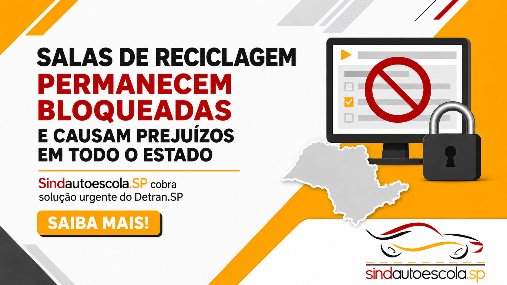 Salas de reciclagem permanecem bloqueadas e causam prejuízos em todo o Estado