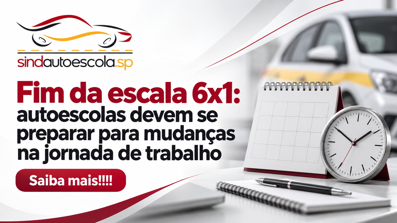 Fim da escala 6x1: autoescolas devem se preparar para mudanças na jornada de trabalho